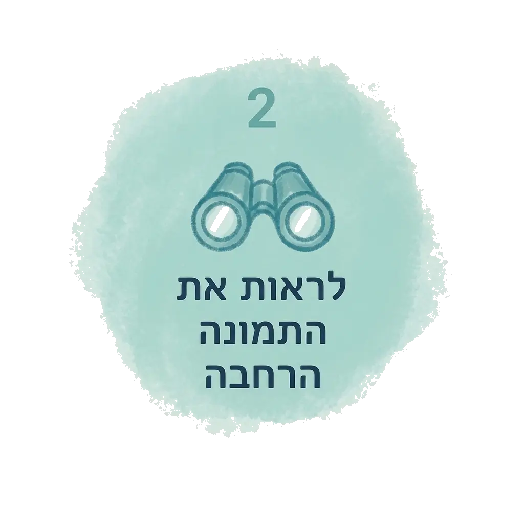 שלב 2: לראות את התמונה הרחבה של התקופה